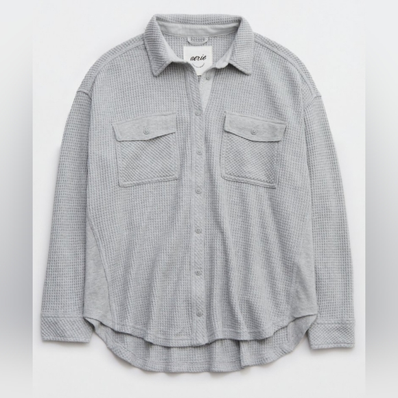aerie Tops - Aerie Lumberjane Waffle Shirt Jacket - 2023 Version NWT